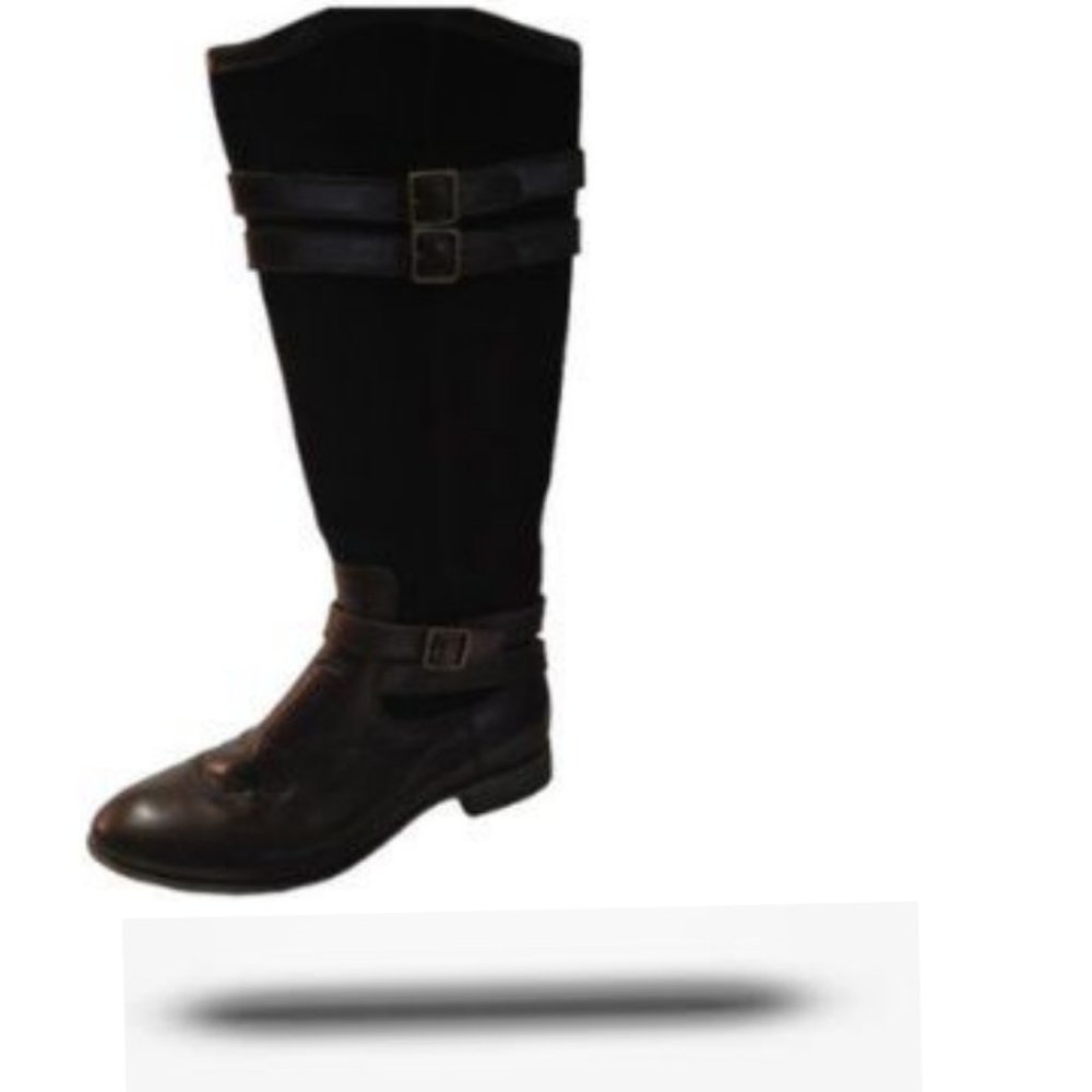 HUSH PUPPIES Brown Low Heel Boots size 6.5